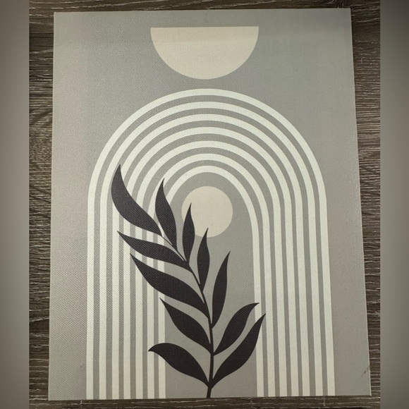 Set of 6 Abstract Canvas Wall Art in Neutral Tones - Picture 7 of 7